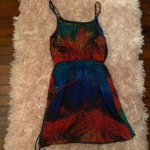 Rainbow Print Dress Women’s Size Small